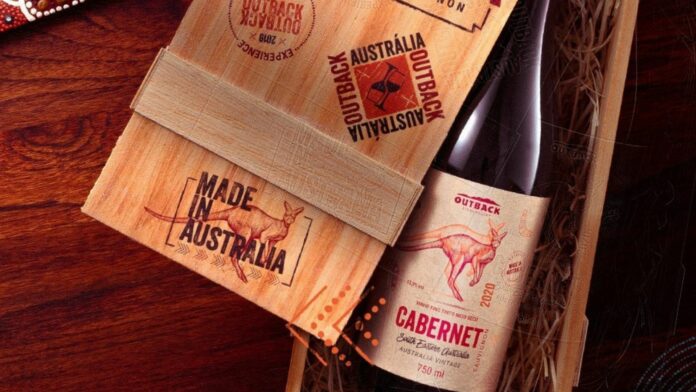 Outback vinho exclusivo com origem australiana