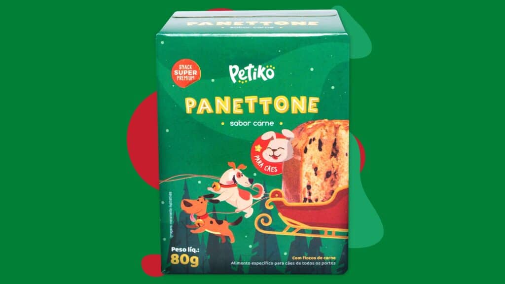 Petiko anuncia Panettone para Cães