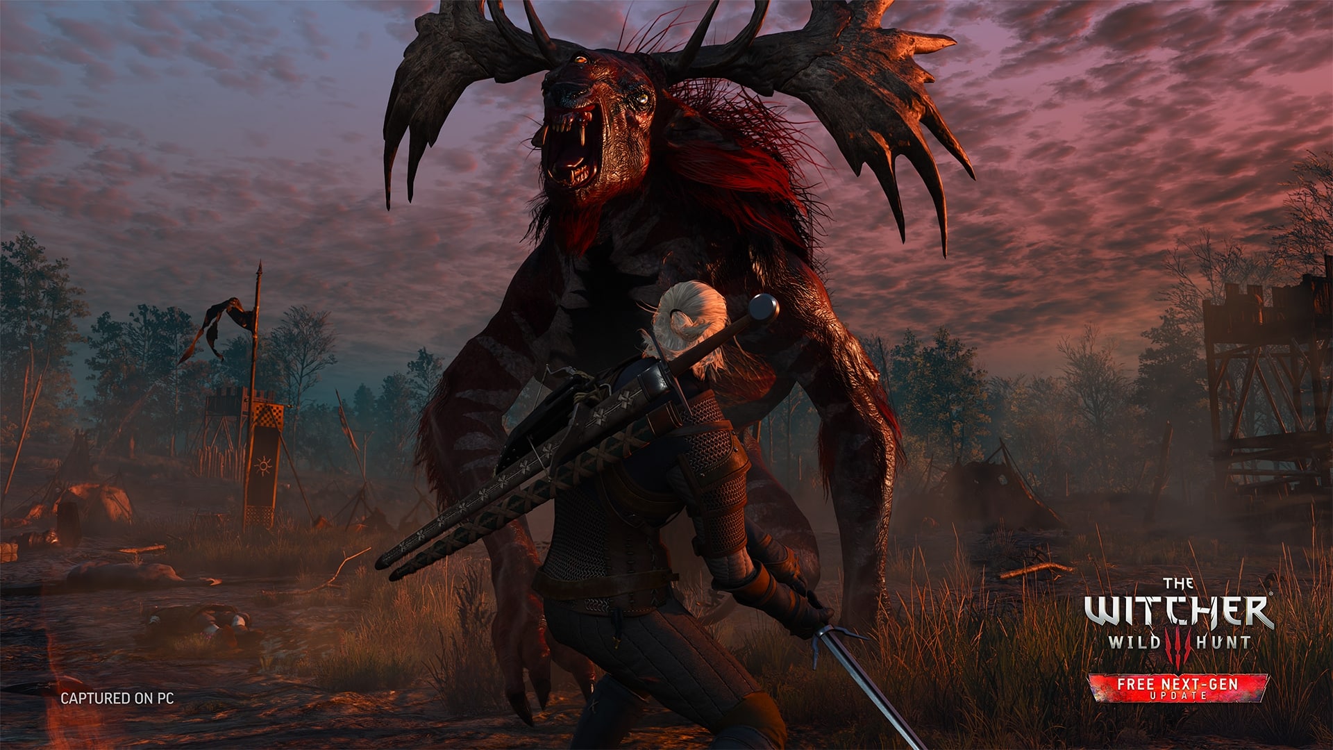 A atualização de última geração de The Witcher 3: Wild Hunt chega