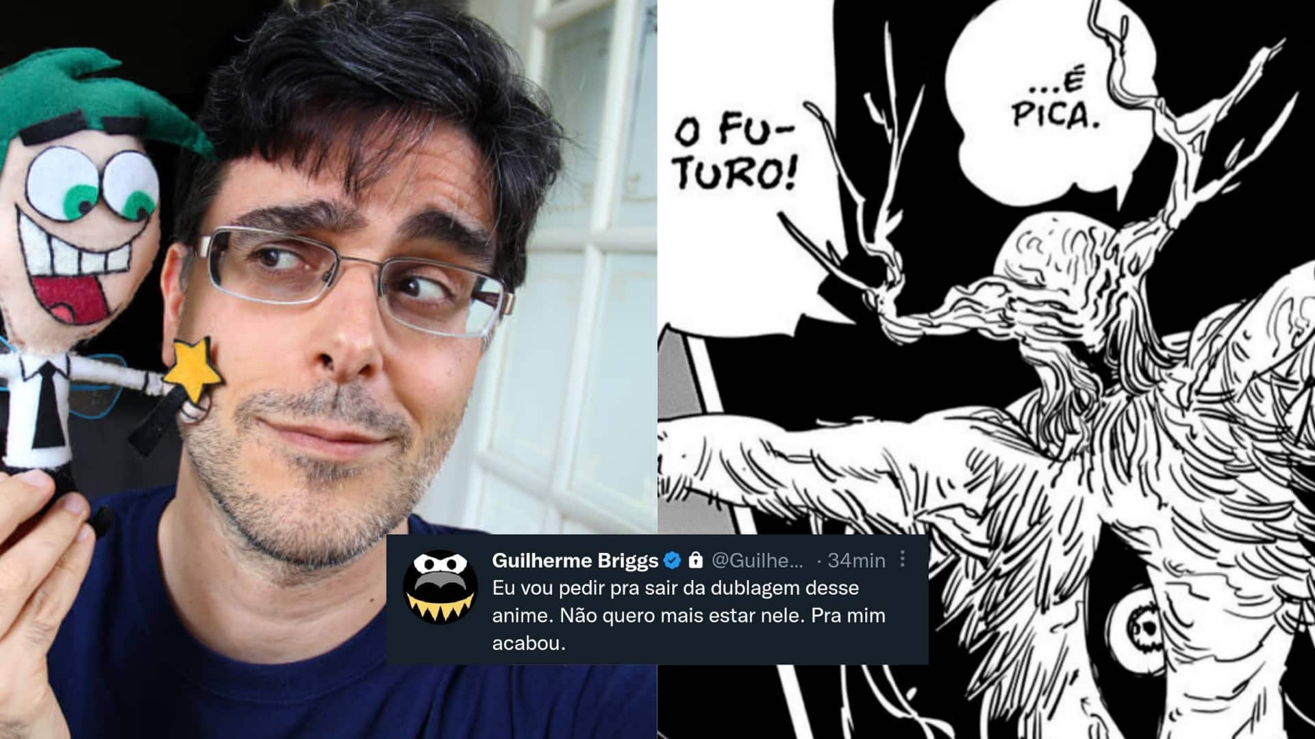 Chainsaw Man: Guilherme Briggs deixará de dublar anime após