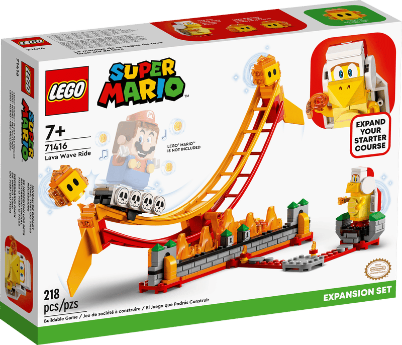 Super Mario Pacote de Expansão - Passeio na Onda de Lava - LEGO 71416