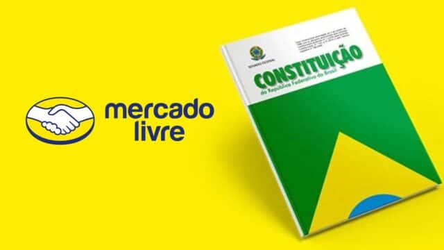 Mercado Livre dá desconto de 99% na Constituição Federal