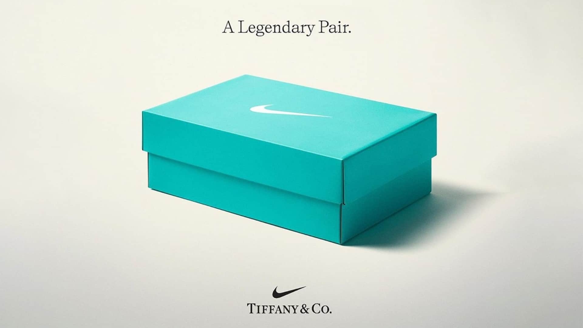 Maniobra Inaccesible dorado Nike anuncia sua colaboração com a Tiffany & Co. - GKPB - Geek Publicitário