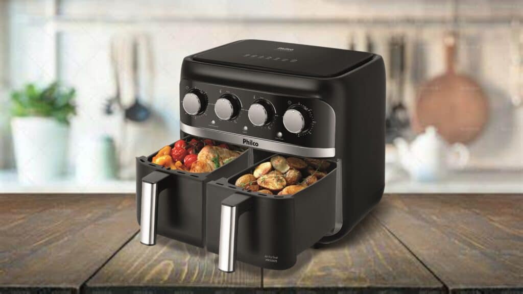 Philco lança a primeira air fryer com cesto duplo do Brasil
