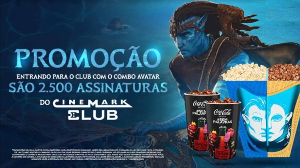 Promoção do Combo Avatar dá três meses de Cinemark Club grátis Promoção do Combo Avatar dá três meses de Cinemark Club grátis