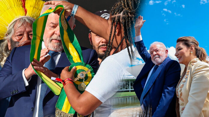 Lula assume a posse da presidência do Brasil