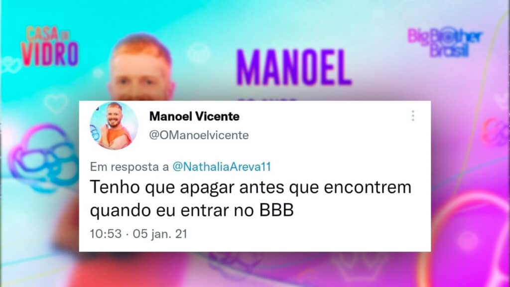 Manoel, da Casa de Vidro, e seu gerenciamento de imagem