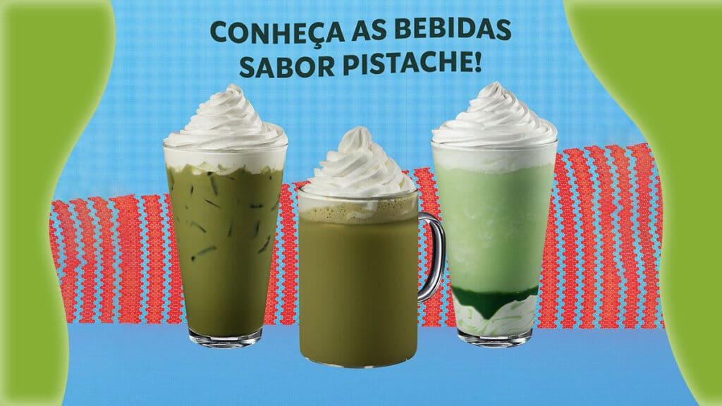Starbucks lança bebidas de Pistache para o verão