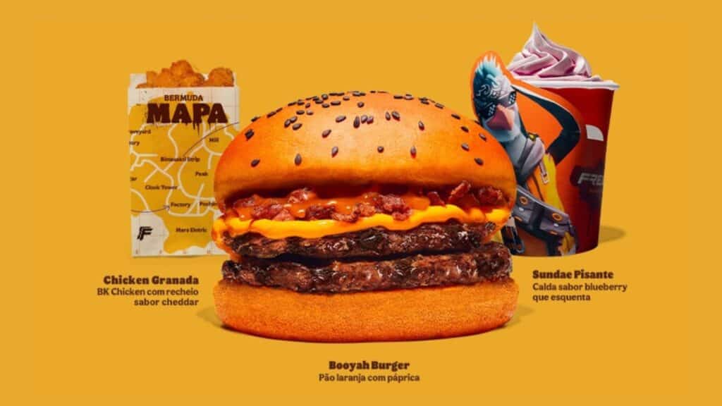 Já pediu seu combo FF no BK? 🍔 Já comi - Garena Free Fire