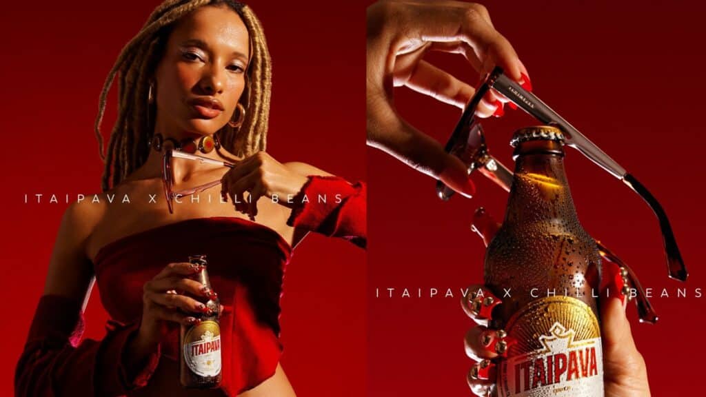 Chilli Beans anuncia coleção de óculos com a Itaipava