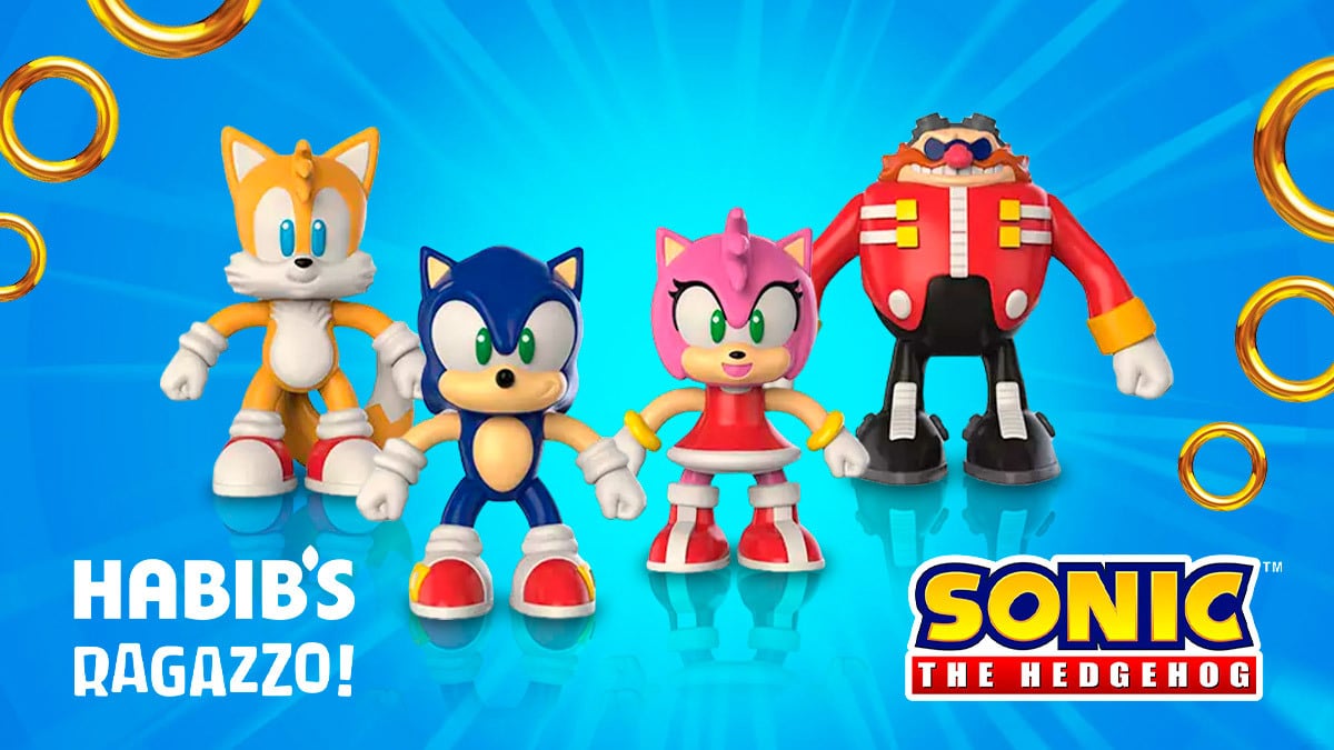 Os Bonecos do Sonic no Kit Habib's: Curiosidades incríveis! #Sonic #Habibs  #Unboxing 