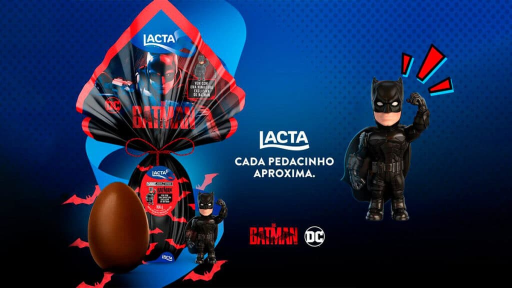 Lacta lança Ovo de Páscoa inspirado no Batman
