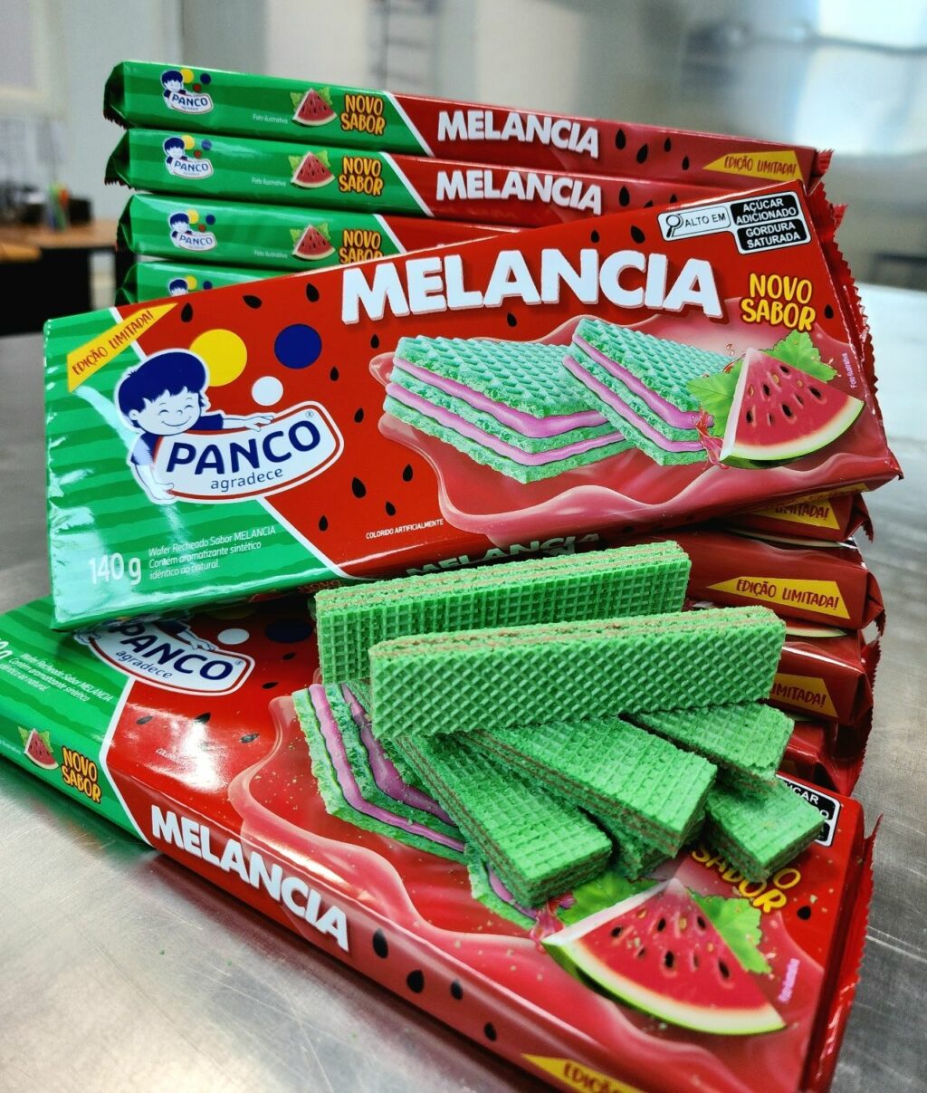 Panco lança Wafer recheado sabor Melancia em edição limitada