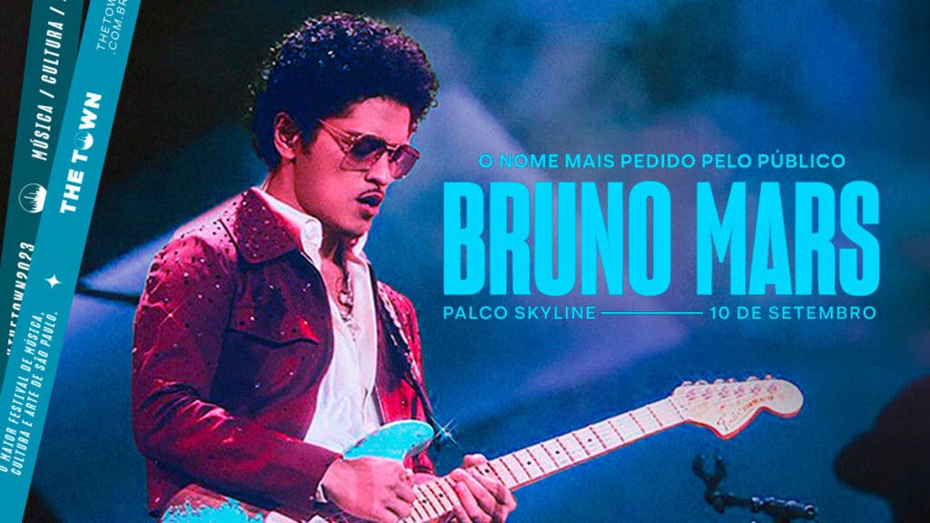 The Town 2023 quebra recordes nas plataformas do festival após anúncio de Bruno Mars