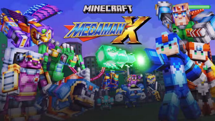 Minecraft e Capcom se unem em collab para DLC de Mega Man X
