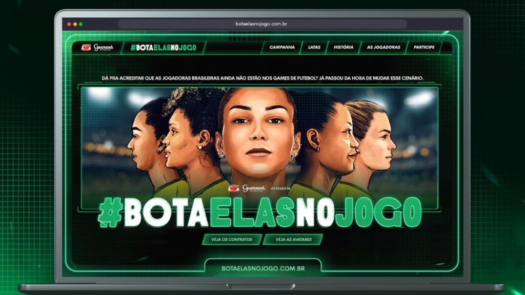 Atletas da Seleção e Guaraná Antarctica lideram movimento para inclusão de jogadoras brasileiras em games
