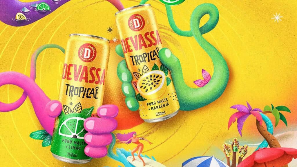 Devassa Tropicaê chega com os sabores Limão e Maracujá