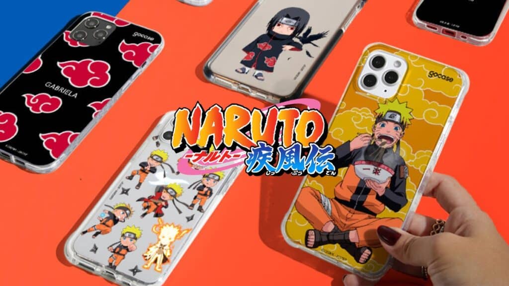 Gocase apresenta licenciados do Naruto