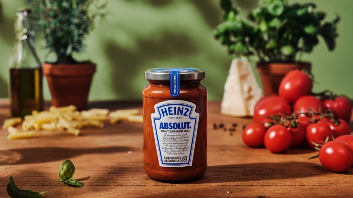 Heinz and Absolut launched tomato sauce with vodka in the UK