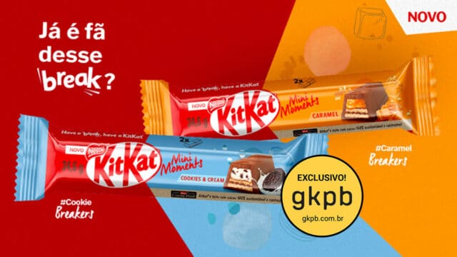 Nestlé divulga novo KitKat Mini Moments