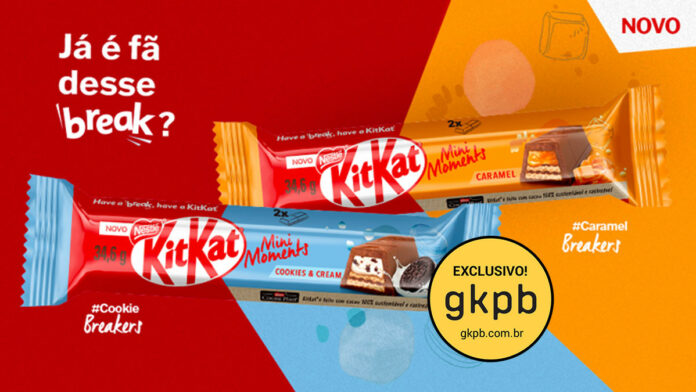 Nestlé divulga novo KitKat Mini Moments