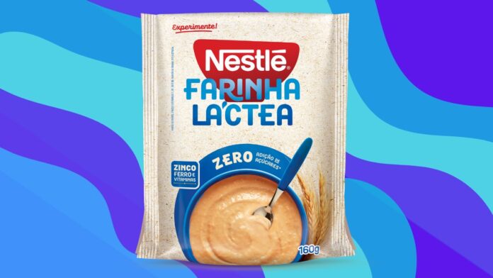Nestlé lança Farinha Láctea Zero adição de açúcares