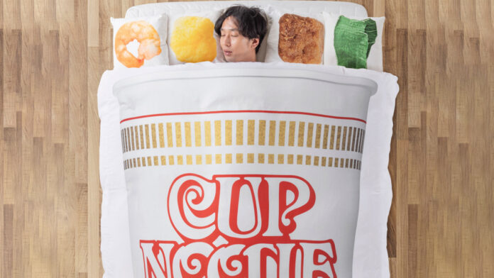 Nissin revela conjunto de cama do Cup Noodles