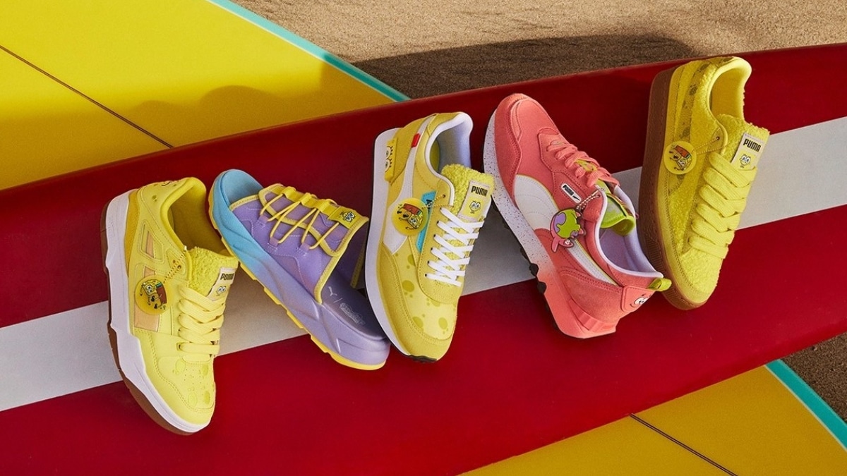 Tenis nike best sale coleção bob esponja