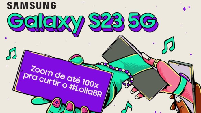Samsung desafia fãs no LollaBR 2023 com a chance de ganhar Galaxy S23 5G (1)