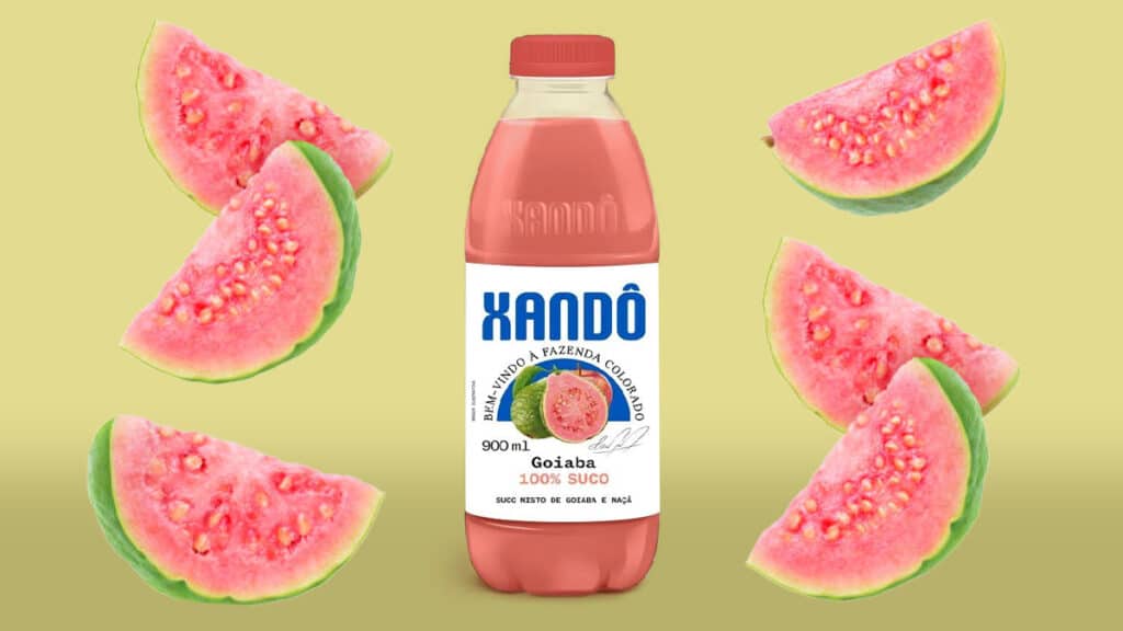 Xandô lança suco de Goiaba