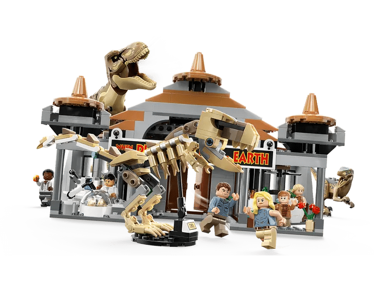 Lego Jurassic Park Centro de Visitantes: Ataque de T-Rex e Raptor