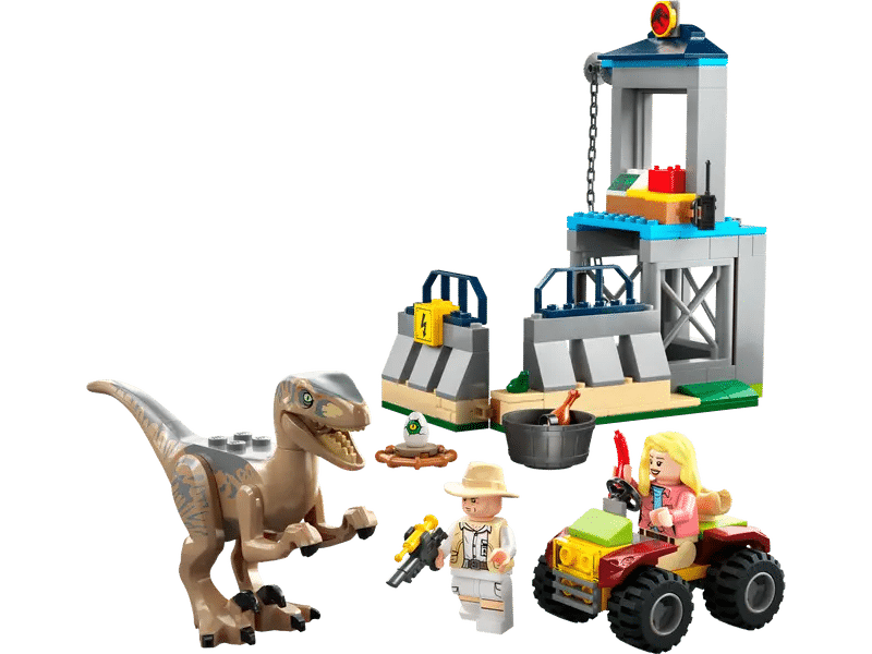 Lego jurassic park Fuga do Velociraptor