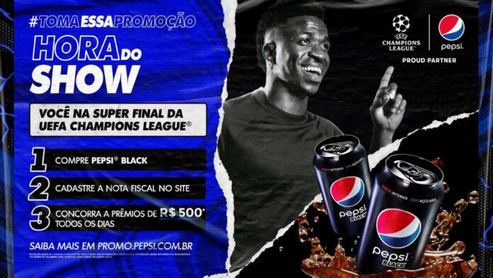 Pepsi Black dá chance a fãs de futebol assistirem a final da UEFA Champions League