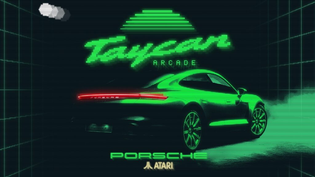 Porsche e Atari criam jogo Pong com drone e carros elétricos (1)