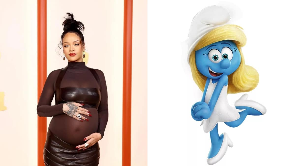 Rihanna Produzindo o Musical dos Smurfs: Tudo Dublado e Composto por Ela