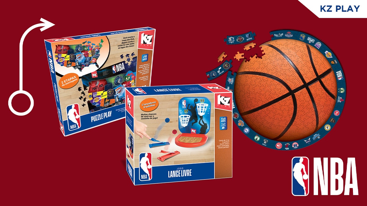 ELKA - QUEBRA CABEÇA PUZZLE PLAY NBA 500 PEÇAS