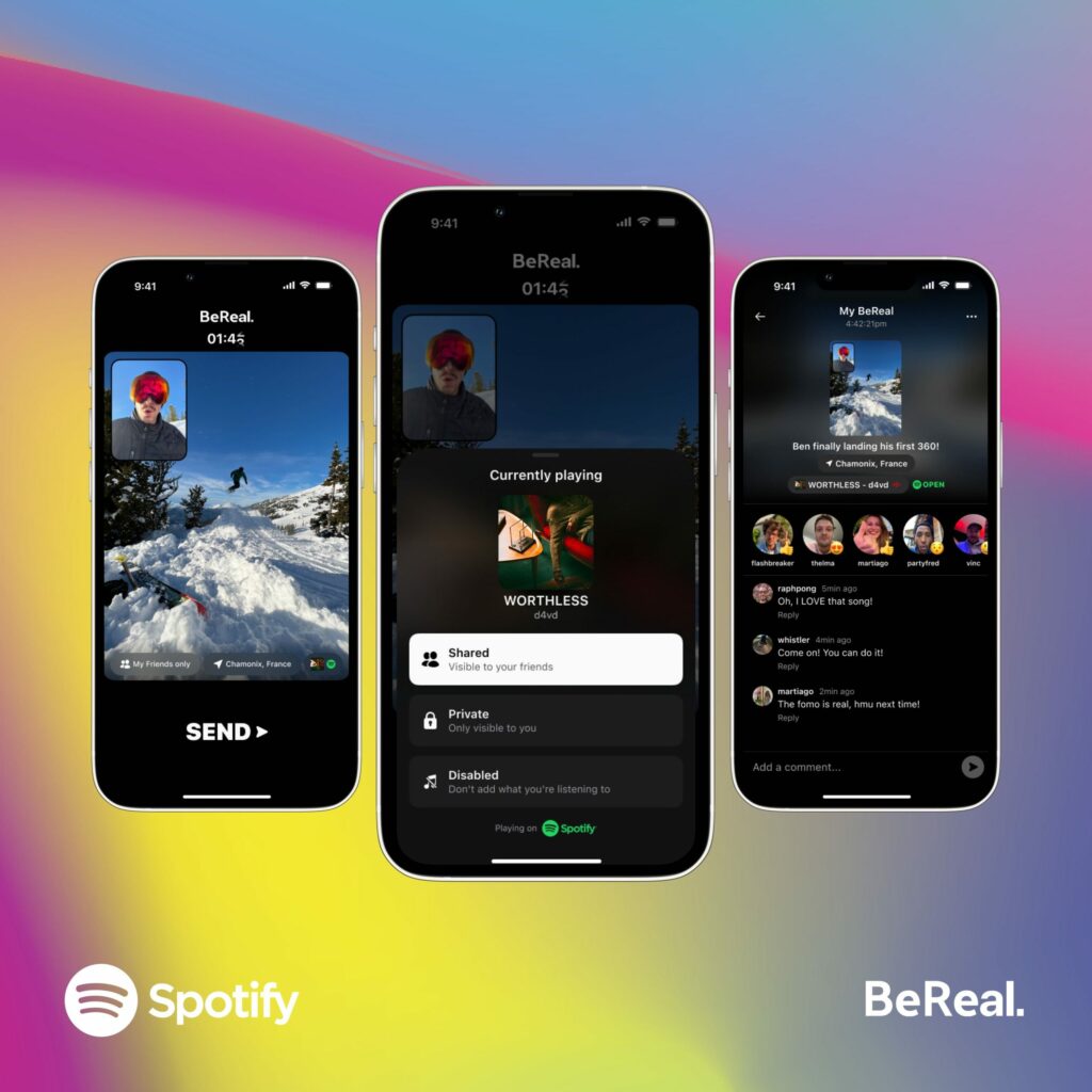 BeReal-Spotify