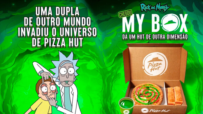 Pizza Hut anuncia My Box inspirada em Rick and Morty
