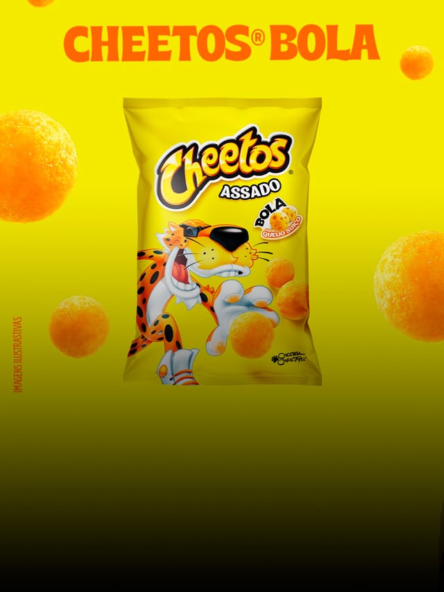 POV: você está emocionado com a volta de Cheetos® Bola e vai