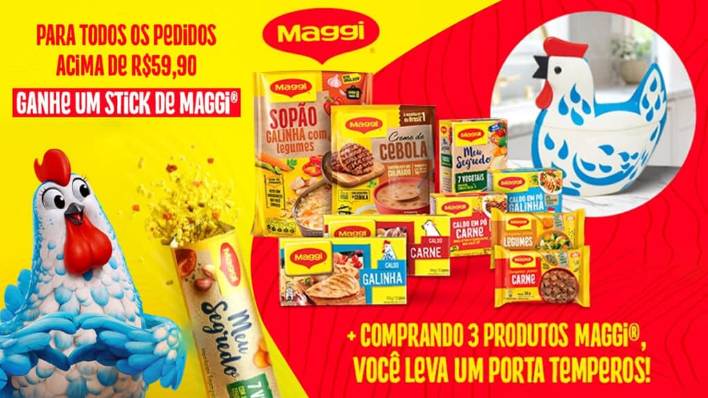 Maggi Galinha Azul Porta Temperos Brinde