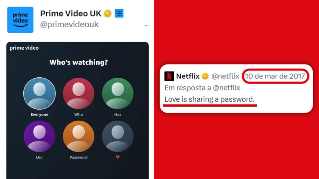 Prime Video UK Netflix Cobrança