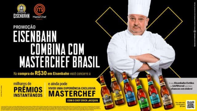 Promoção da Eisenbahn leva ganhadores a um jantar com Erick Jacquin