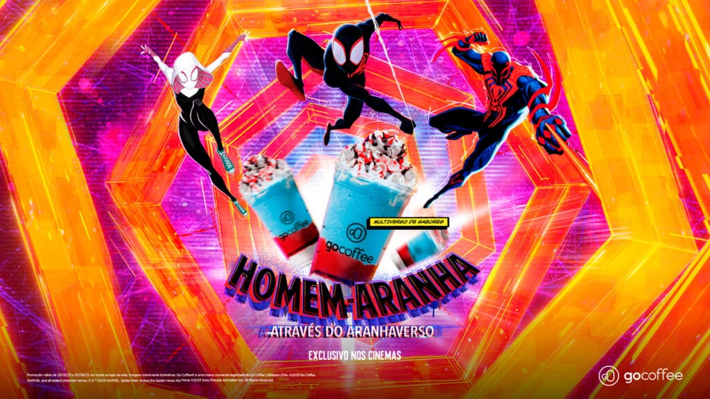 Frappe Homem-Aranha Aranhaverso