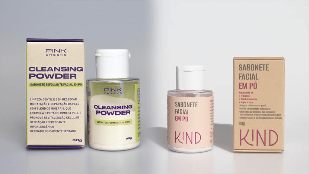 Pink Cheeks e Kind Beauty and Care apostam em sabonete facial em pó
