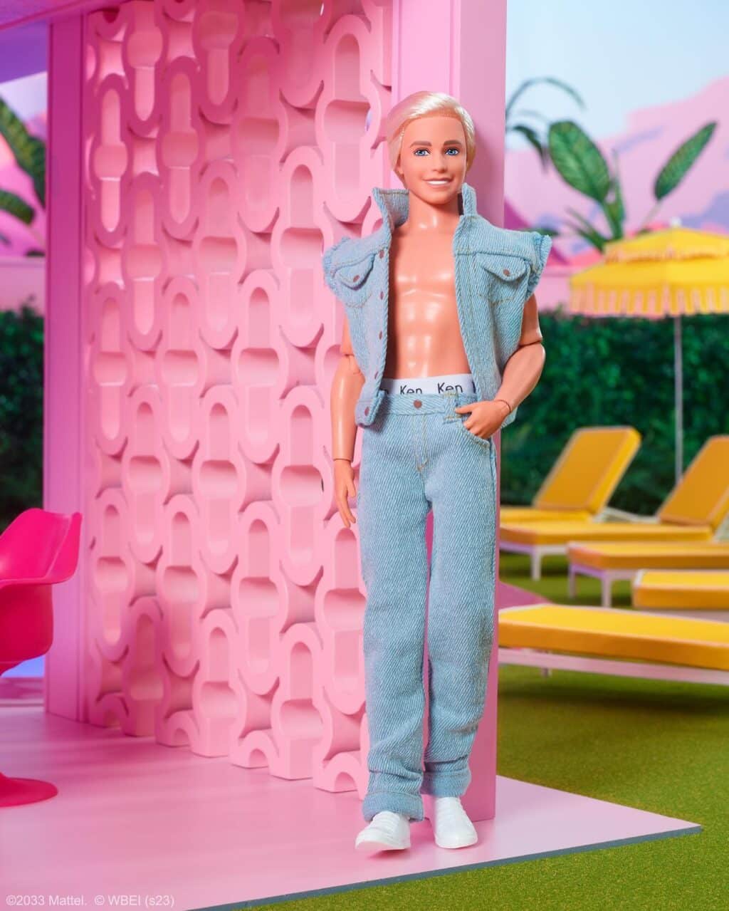 Boneca Barbie o Filme Boneca Terno de Moda Rosa Mattel