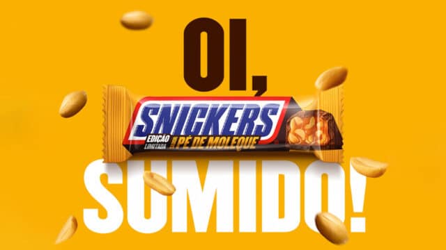 Mars Wrigley traz de volta Snickers Pé de Moleque como sabor fixo