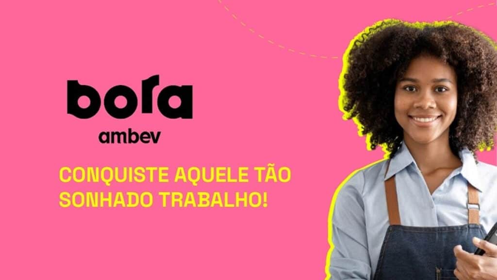 Cartaz da campanha Bora da Ambev