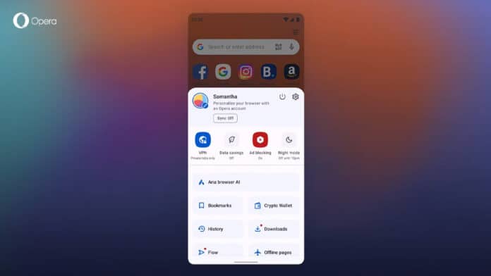 Opera anuncia navegador com IA Aria para Android