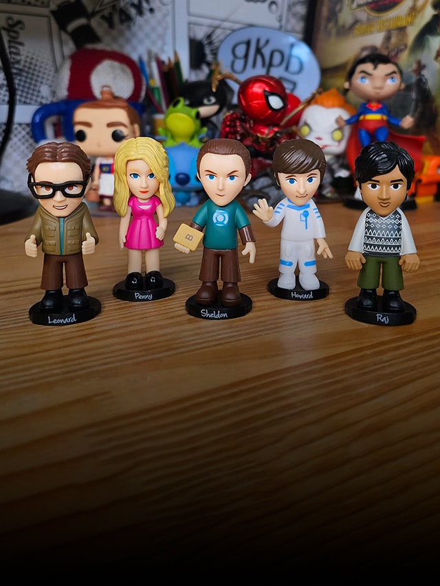 Bob's lança coleção exclusiva de miniaturas The Big Bang Theory