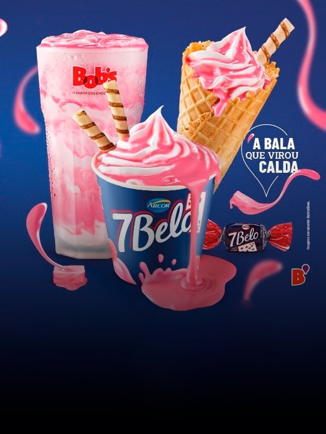 Bob’s Lança Milk Shake Sabor 7belo Gkpb Geek Publicitário